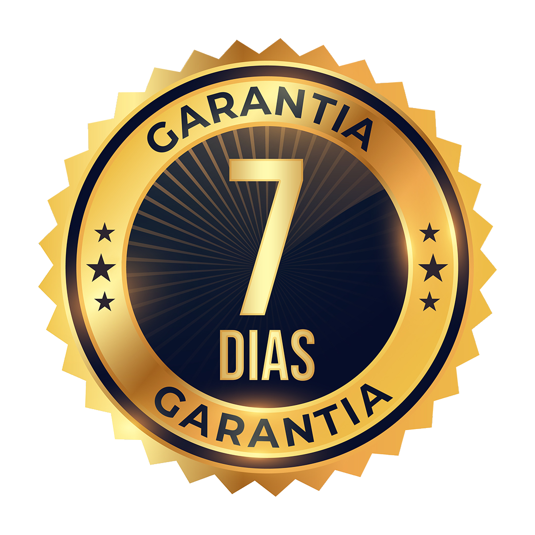 Selo de garantia incondicional de 7 dias